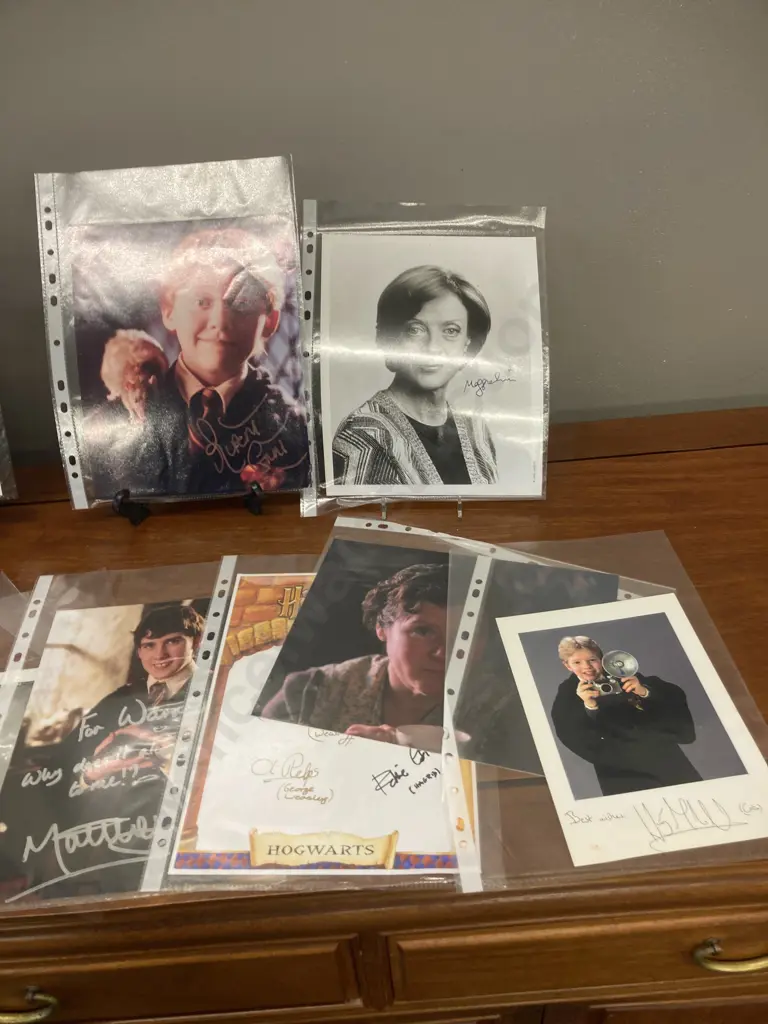 Harry Potter Films Actors Signed Photos x 10, Some With COA Image 1++